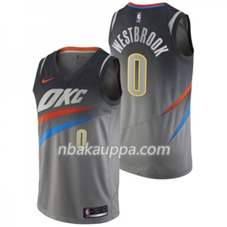 Oklahoma City Thunder Russell Westbrook 0 Nike City Edition Pelipaidat Swingman - Miesten